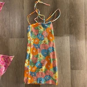 ZARA HALTER DRESS